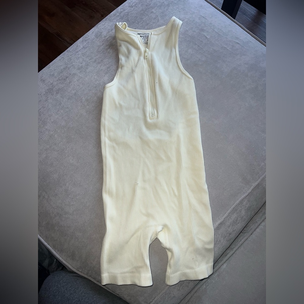 PrettyLittleThing Ribbed Romper